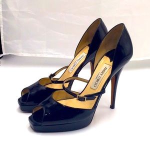 Jimmy Choo Black Platform Heels
